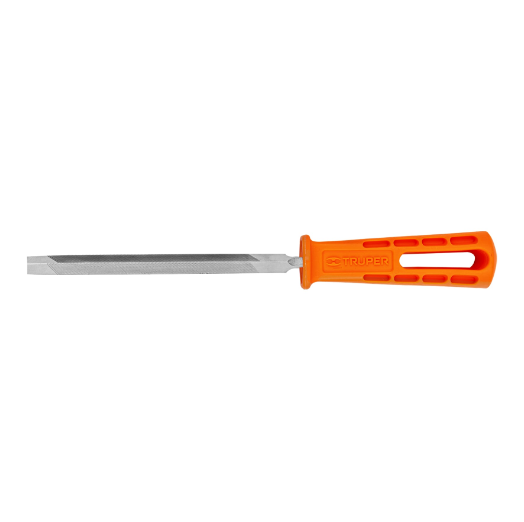 Lima triángulo pesado 6", 34 dpp, con mango, TRUPER