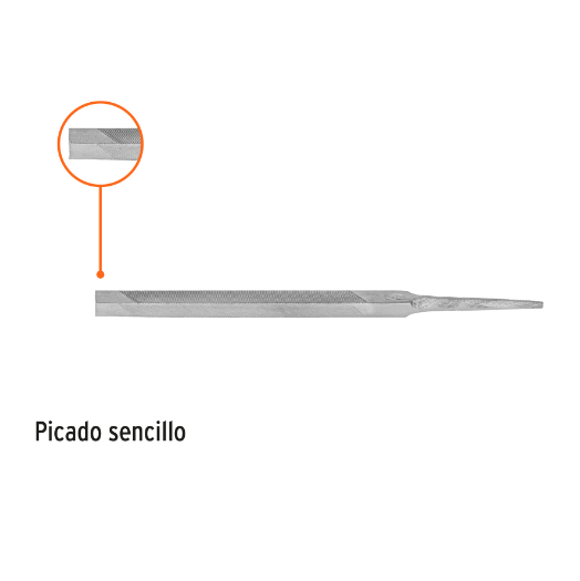 Lima triángulo pesado, 5"