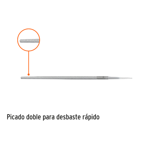 Lima redonda, muza, 8"