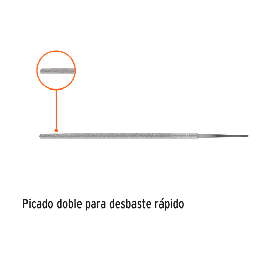 Lima redonda, muza, 6"