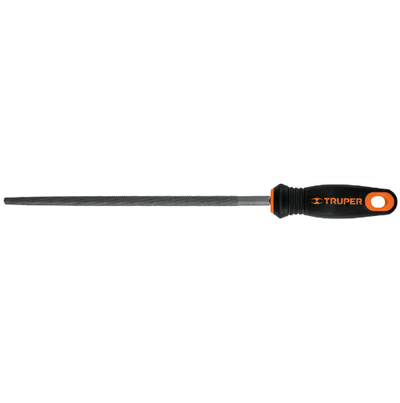 Lima redonda bastarda 10" con mango doble inyección