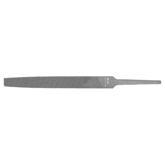 Lima plana, bastarda, 4"