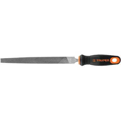 Lima plana muza 8" con mango doble inyección