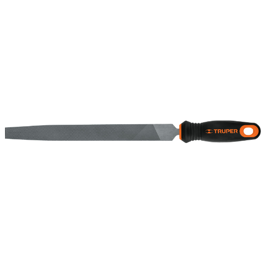 Lima plana muza 10" con mango doble inyección