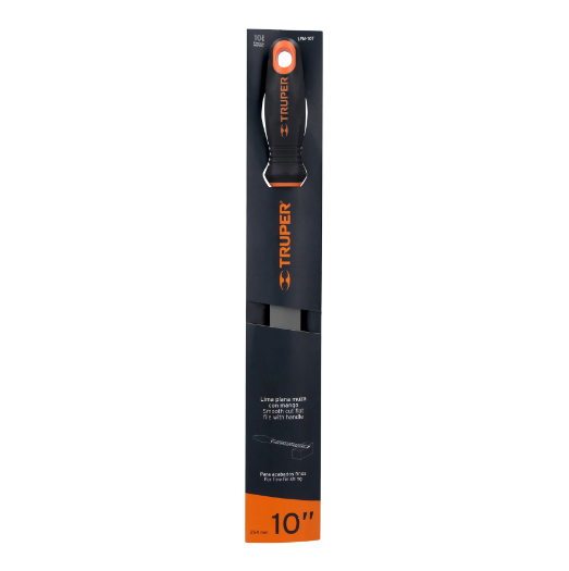 Lima plana muza 10" con mango doble inyección