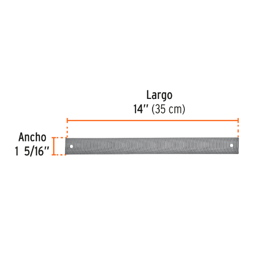 Lima para hojalatero, 14"