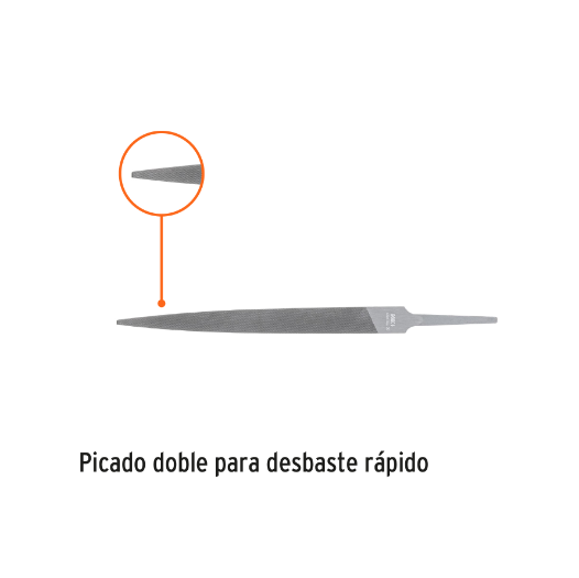 Lima para cerrajero, fina, 6"