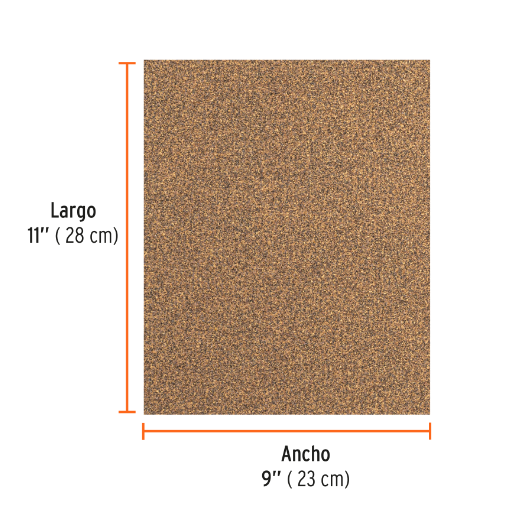Lija para madera, grano 40