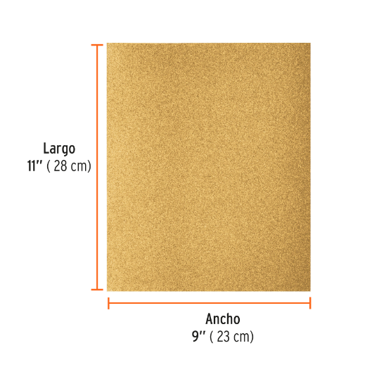Lija para madera, grano 120