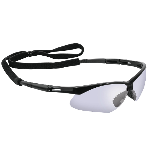 Lentes mica espejo azul antiempaño con sujeta lentes, Sport