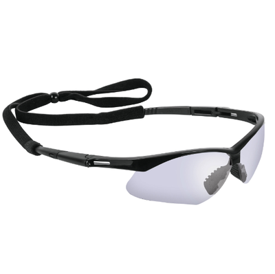 Lentes mica espejo azul antiempaño con sujeta lentes, Sport