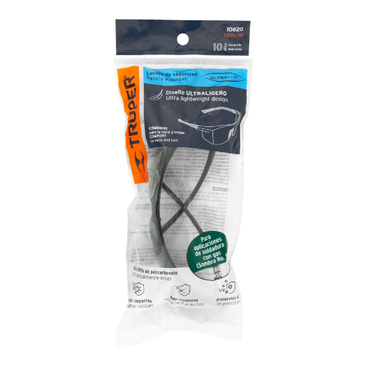 Lentes de seguridad, mica verde, Ultralite