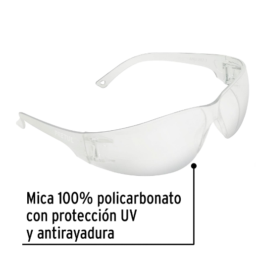 Lentes de seguridad, mica transparente, Pretul, Lite