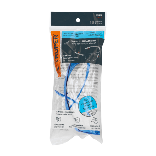 Lentes de seguridad, mica azul, Ultralite