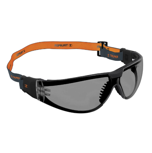 Lentes de seguridad, gris con banda elástica, Active
