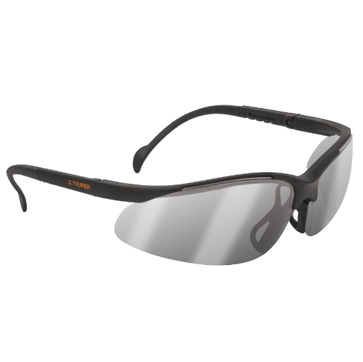 Lentes de seguridad ligeros con marco, espejo plata, Vision