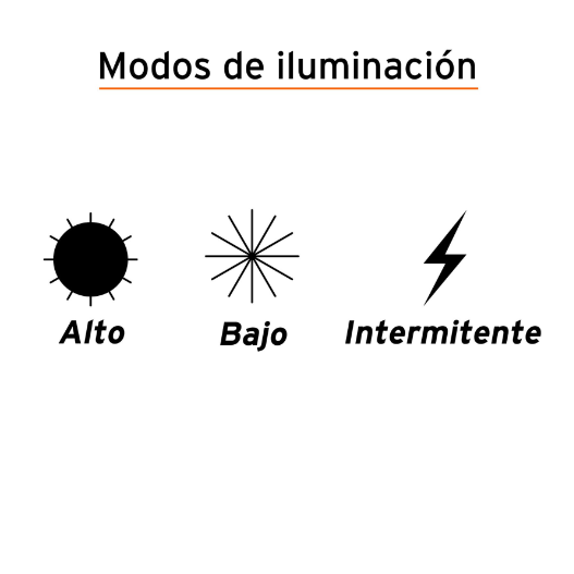 Lámpara recargable de led alta potencia, 1500 lm, 5 W sustituye 102418