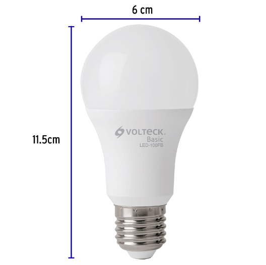 Lámpara LED,A19,14W,luz de día,Volteck Basic, 4 pzas en caja