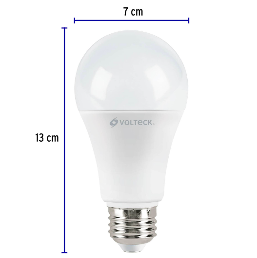 Lámpara LED tipo bulbo, A19, 14 W, luz de día, 4 pzas caja