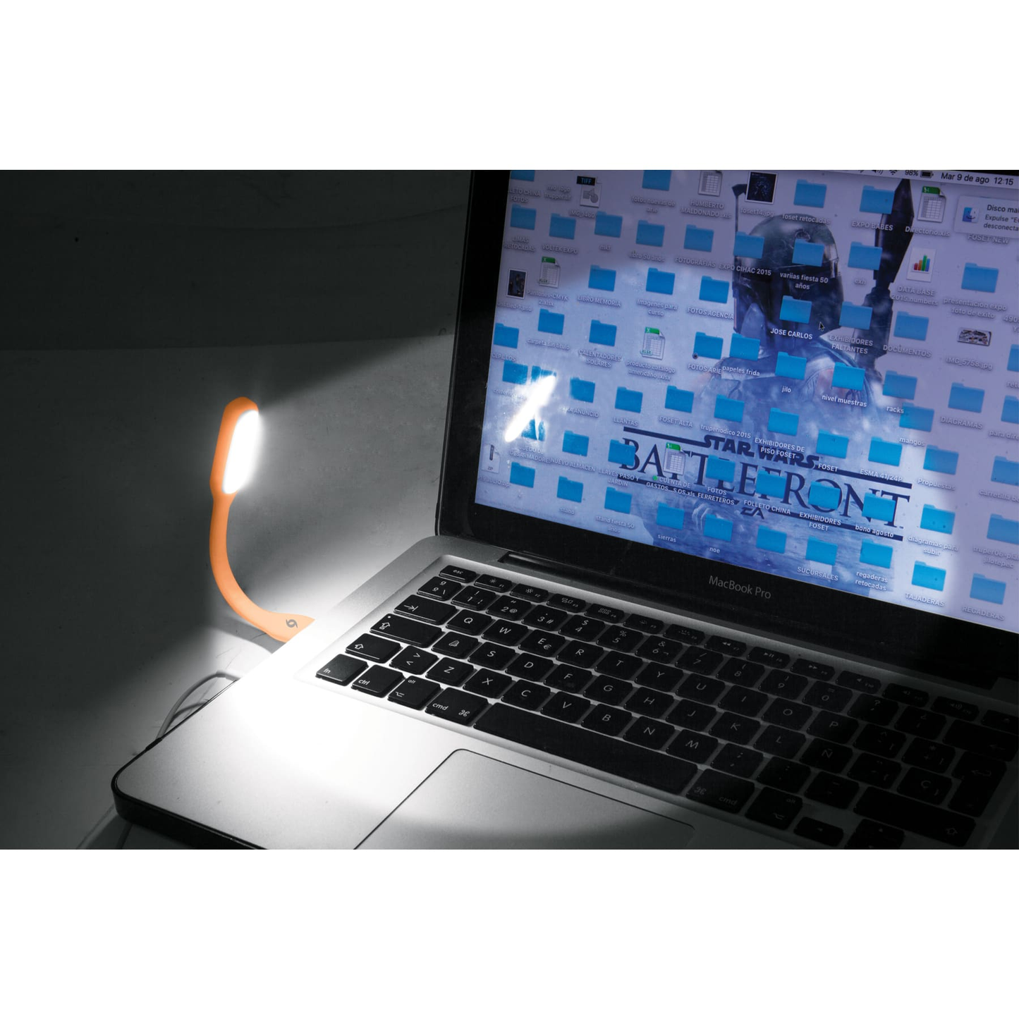 Lámpara LED 1W, USB, Flexible