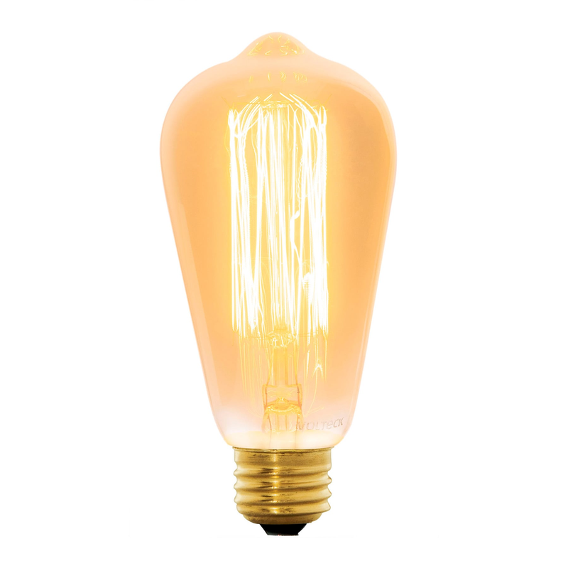 Lámpara incandescente vintage, 40W, Edison