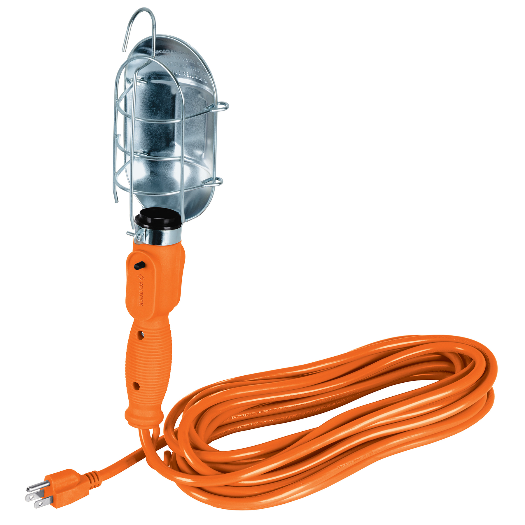 Lámpara de taller, cable de 8 m, metálica