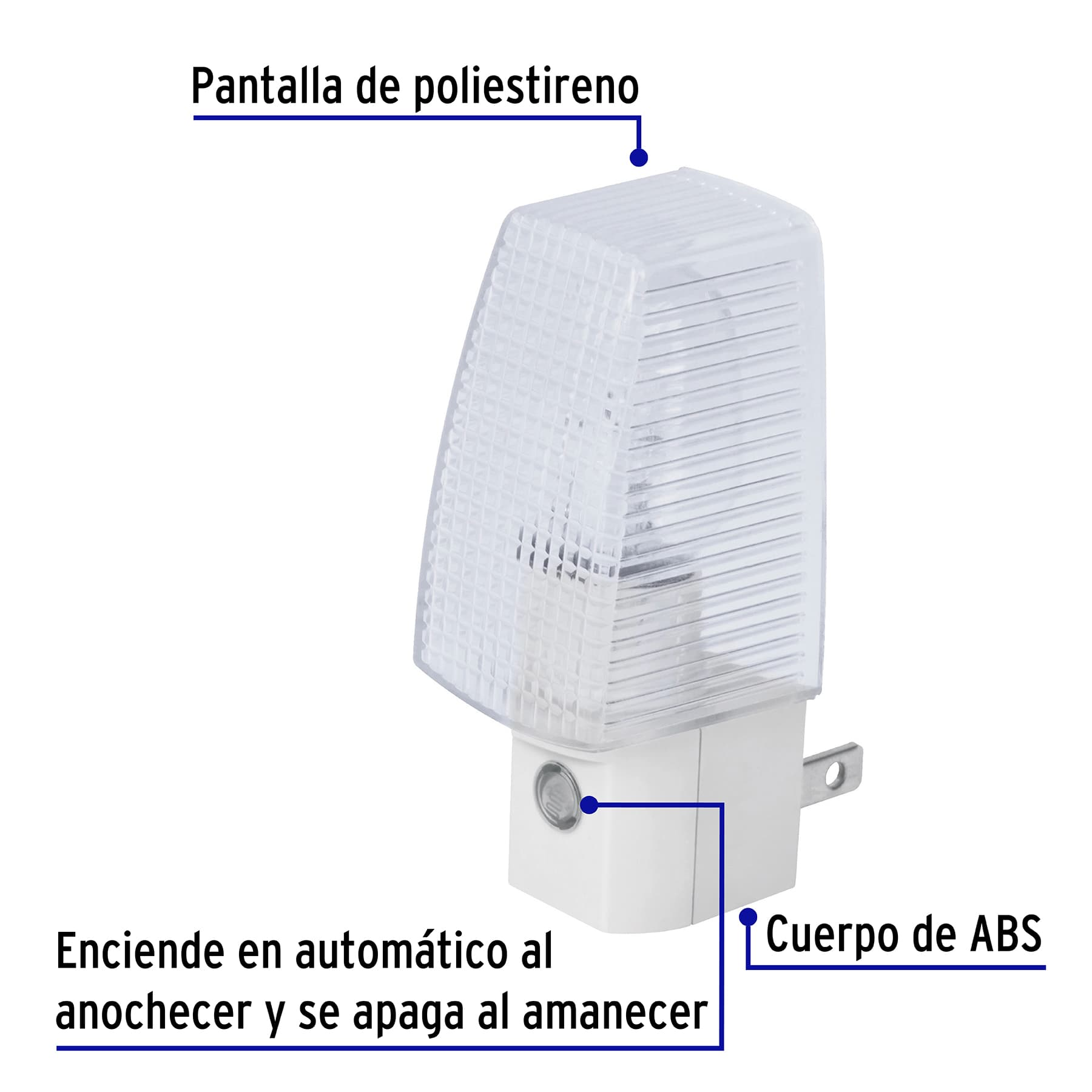 Lámpara de luz de noche con sensor