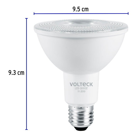 Lámpara de LED, PAR 30, 11 W, luz cálida