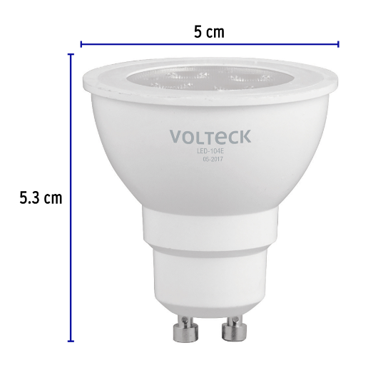 Lámpara de LED, MR16, GU10, 4 W, luz de día