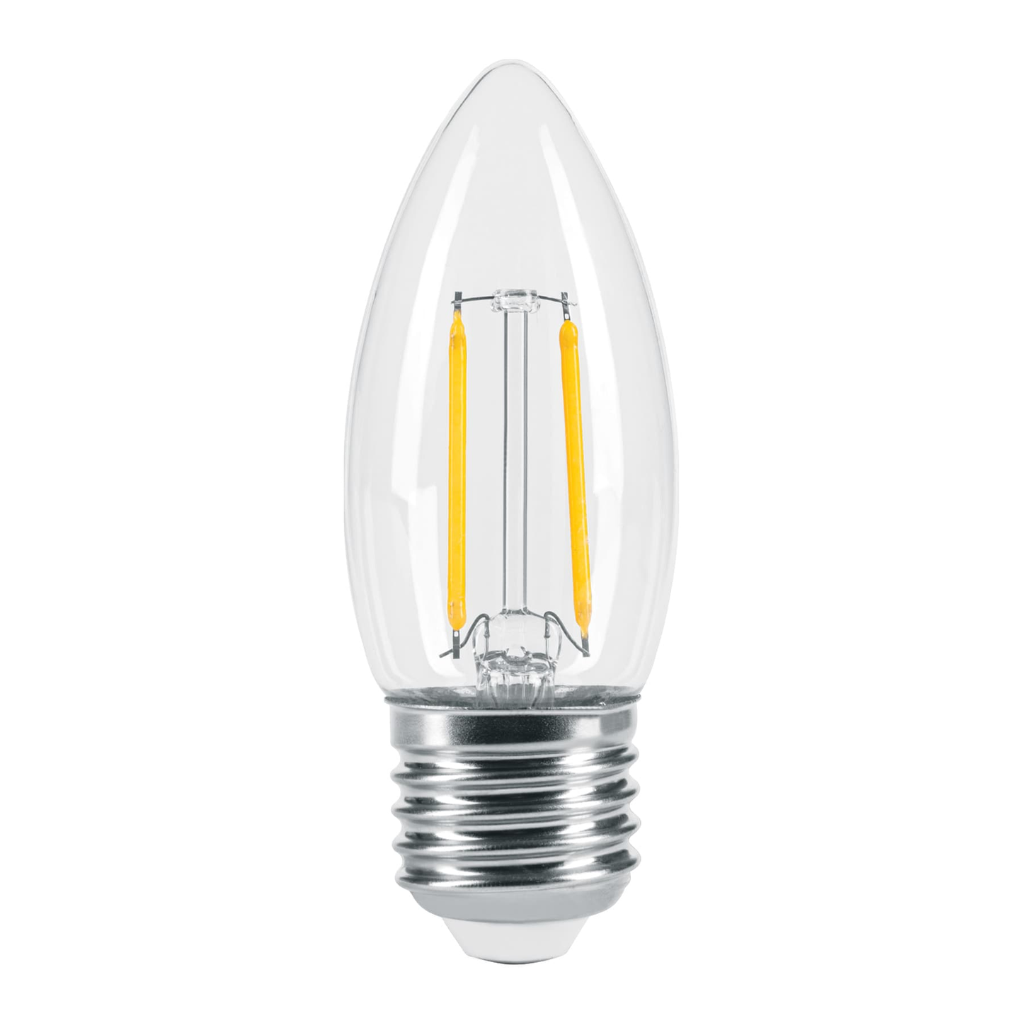 Lámpara de LED, estilo antiguo, vela, 3 W, E26, luz cálida