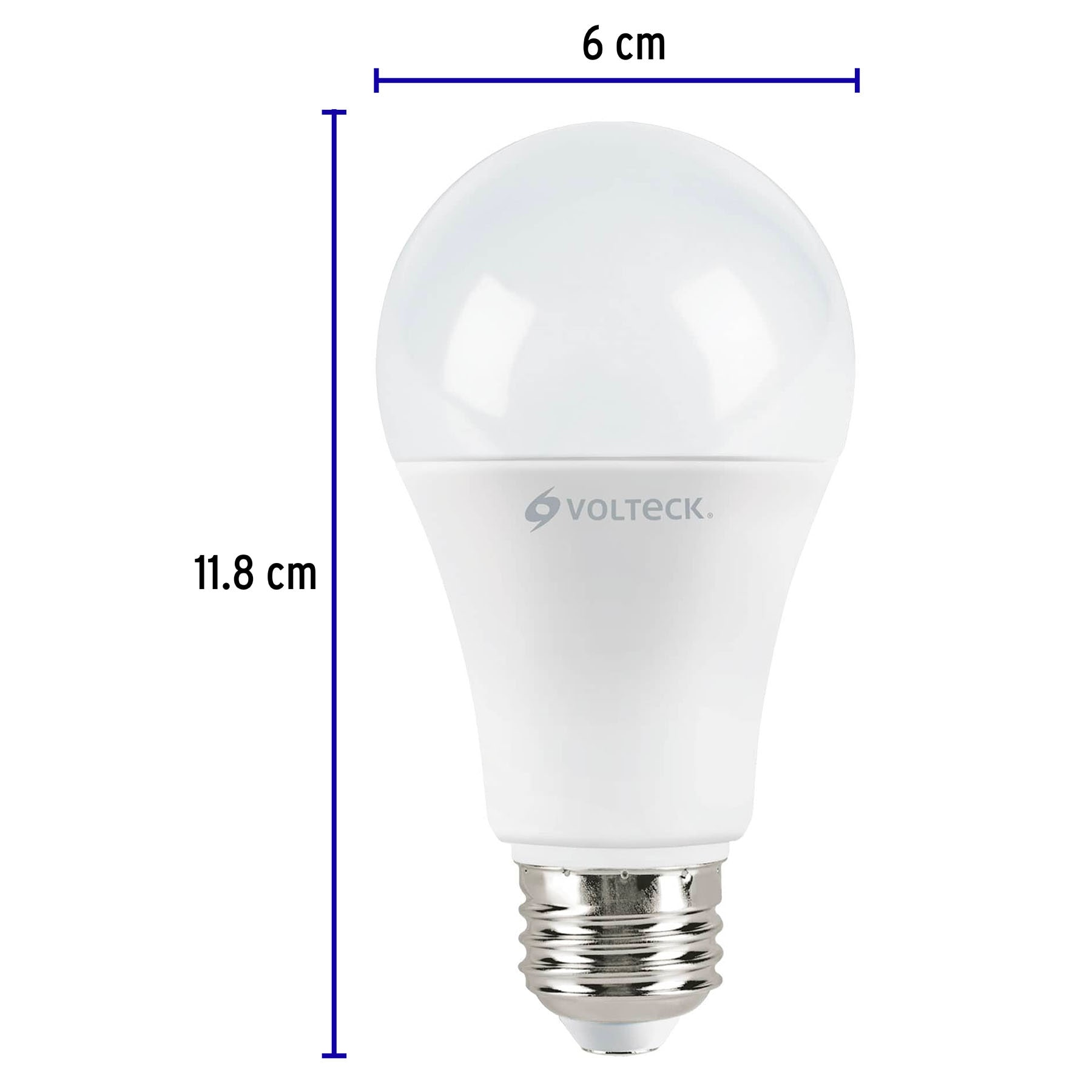 Lámpara de LED, bulbo estándar, A19, 14 W, luz de día