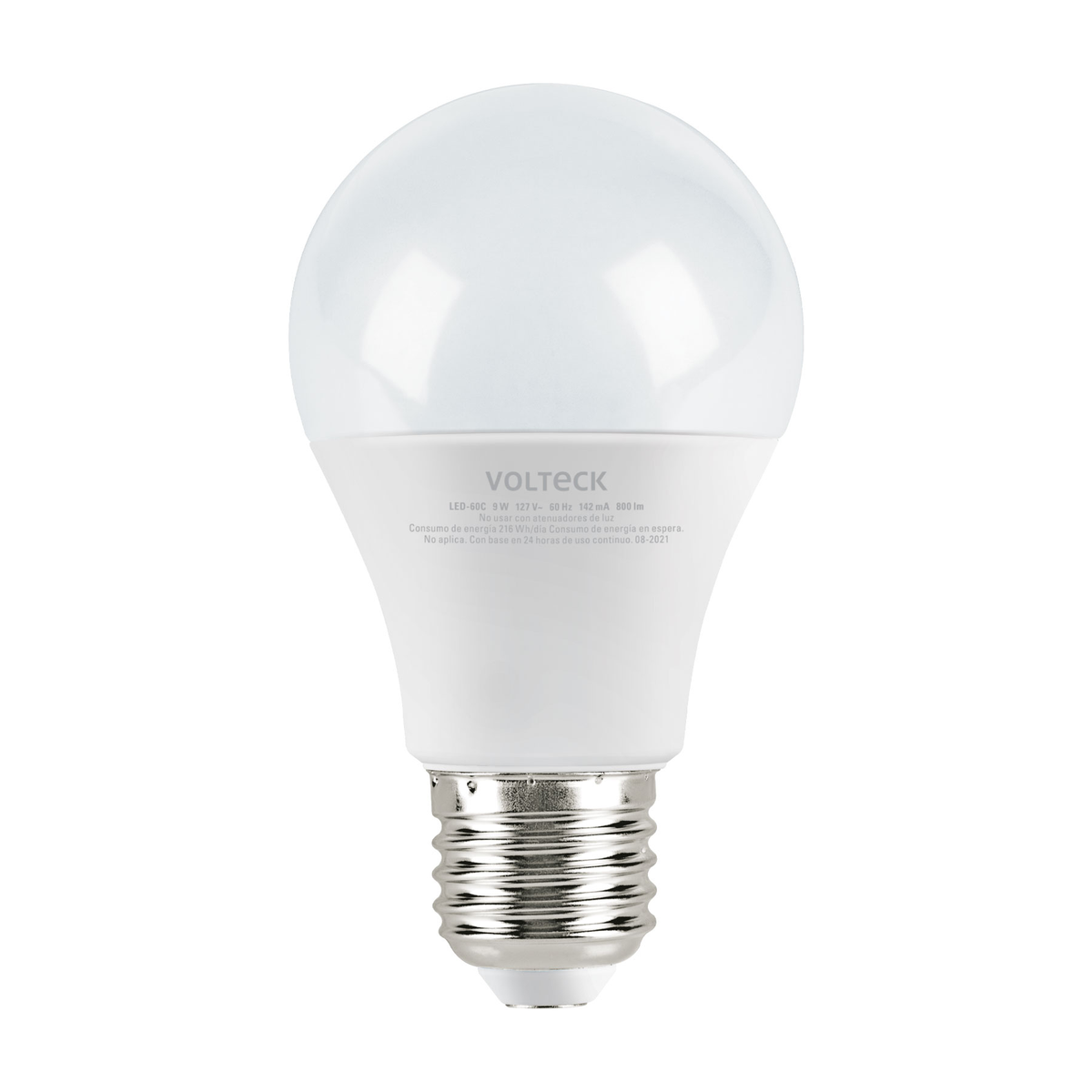 Lámpara de LED, A19, 9 W, luz cálida