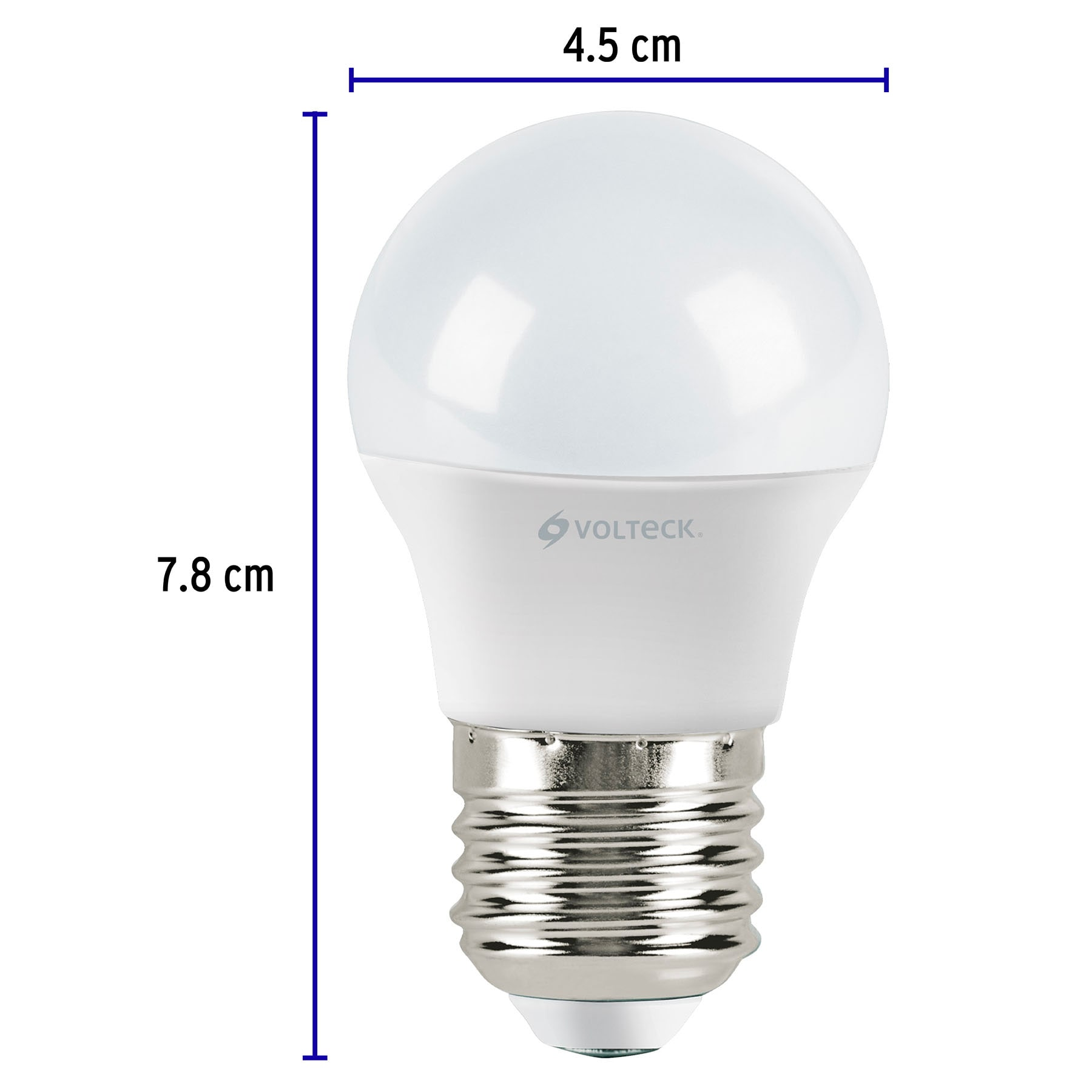 Lámpara de LED, A19, 3 W, luz calida