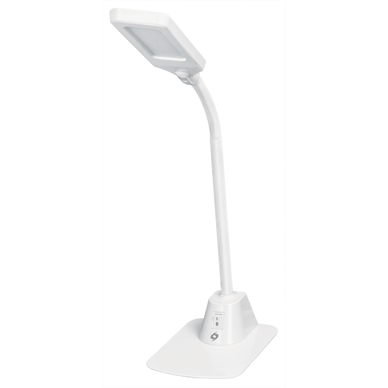 Lámpara de escritorio, blanca, 5W, BF, LED
