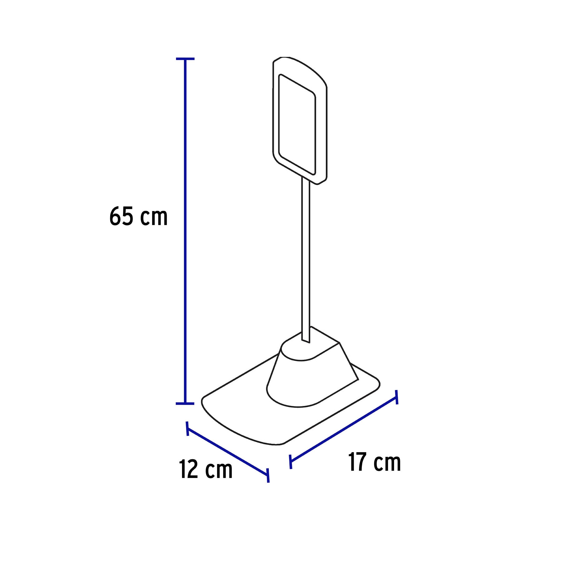 Lámpara de escritorio, blanca, 5W, BF, LED