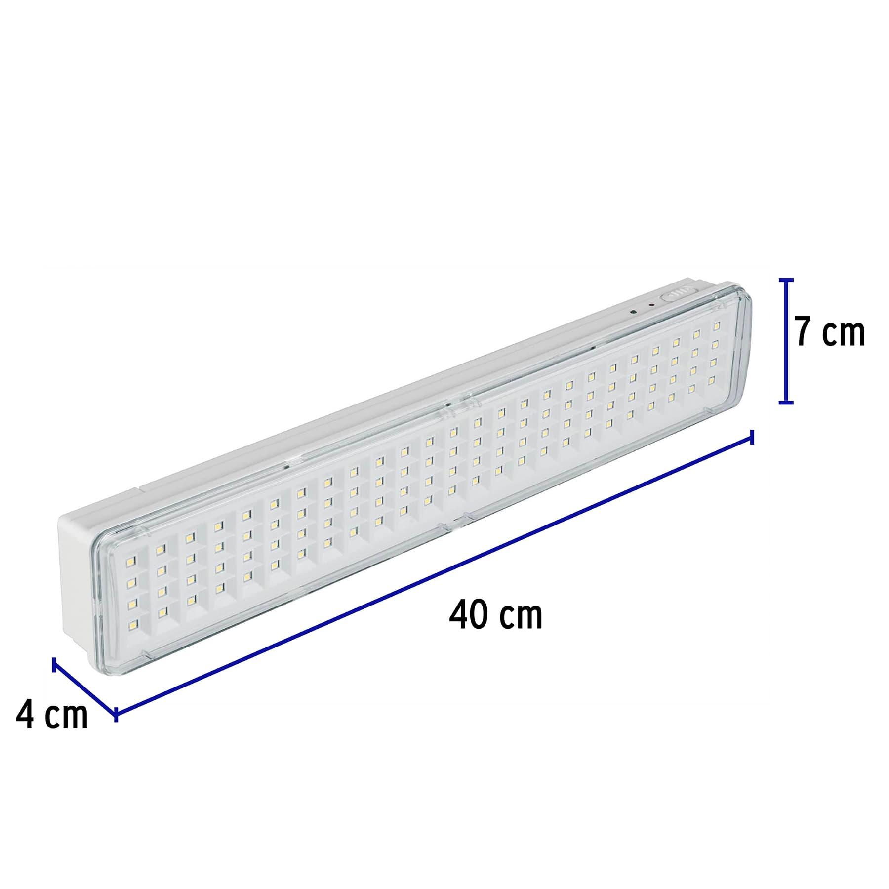 Lámpara de emergencia recargable 500 lm, 100 LEDS