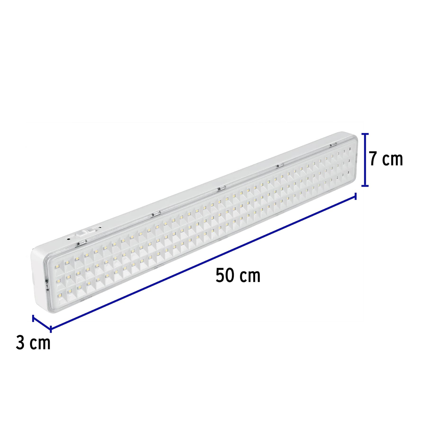 Lámpara de emergencia recargable 1000 lm, 120 LEDS