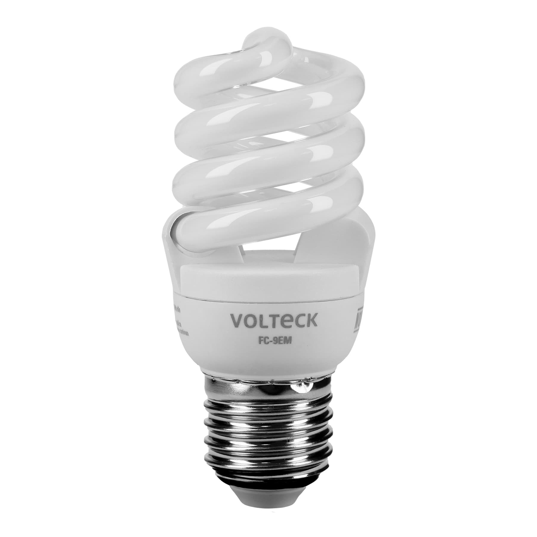 Lámpara 9 W, espiral mini, luz cálida, T2, en blister