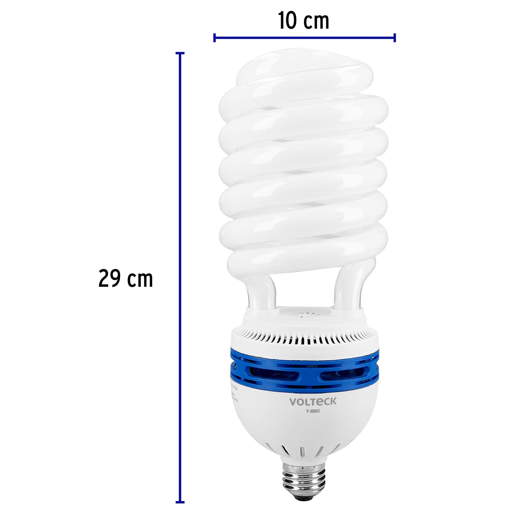 Lámpara 85 W, espiral, alta potencia, luz día, T5, en caja