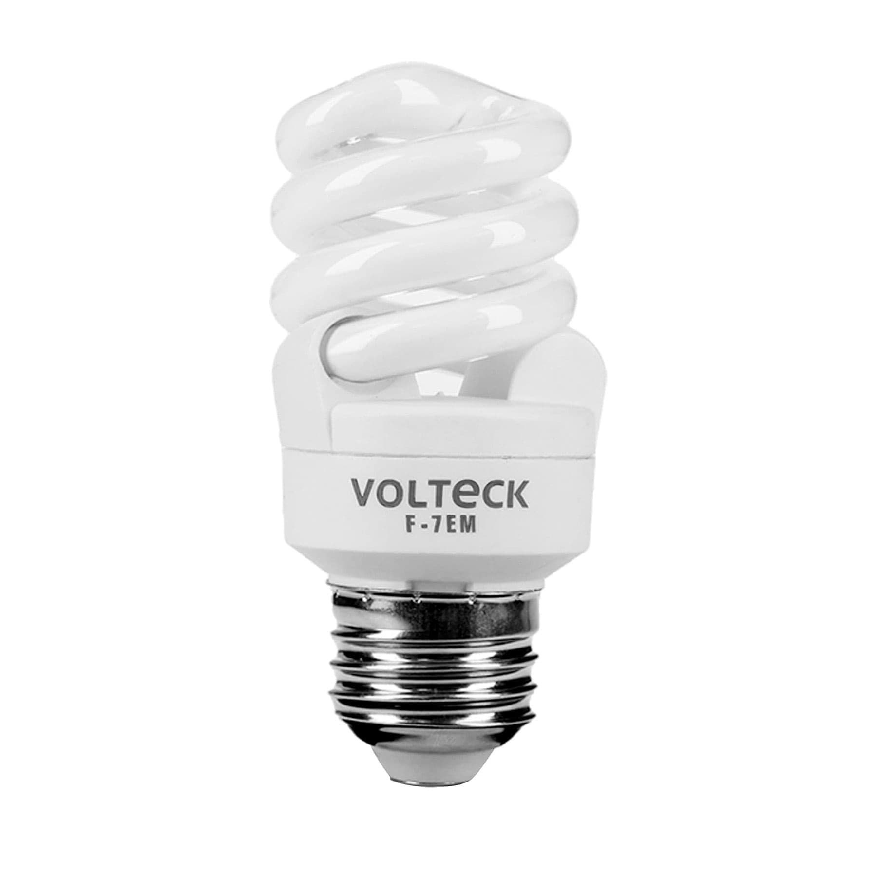 Lámpara 7 W, espiral mini, luz día, T2, en blister, Volteck
