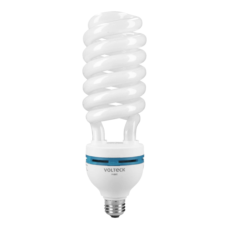 Lámpara 55 W, espiral, alta potencia, luz día, T5, en caja
