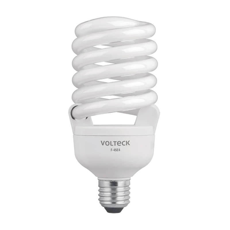 Lámpara 45 W, espiral, alta potencia, luz día, T4 , en caja