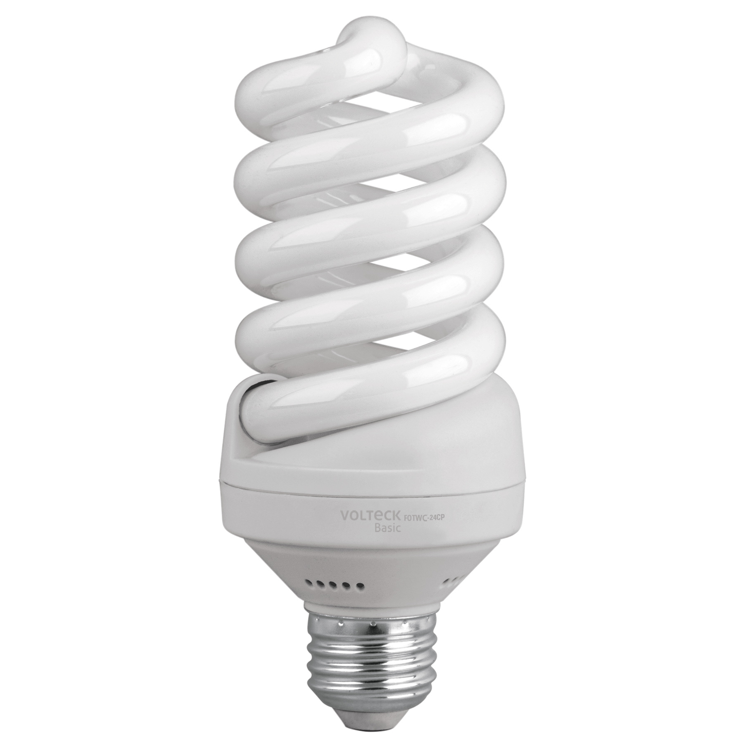 Lámpara 24 W, espiral, luz cálida, T4,en caja ,Volteck basic