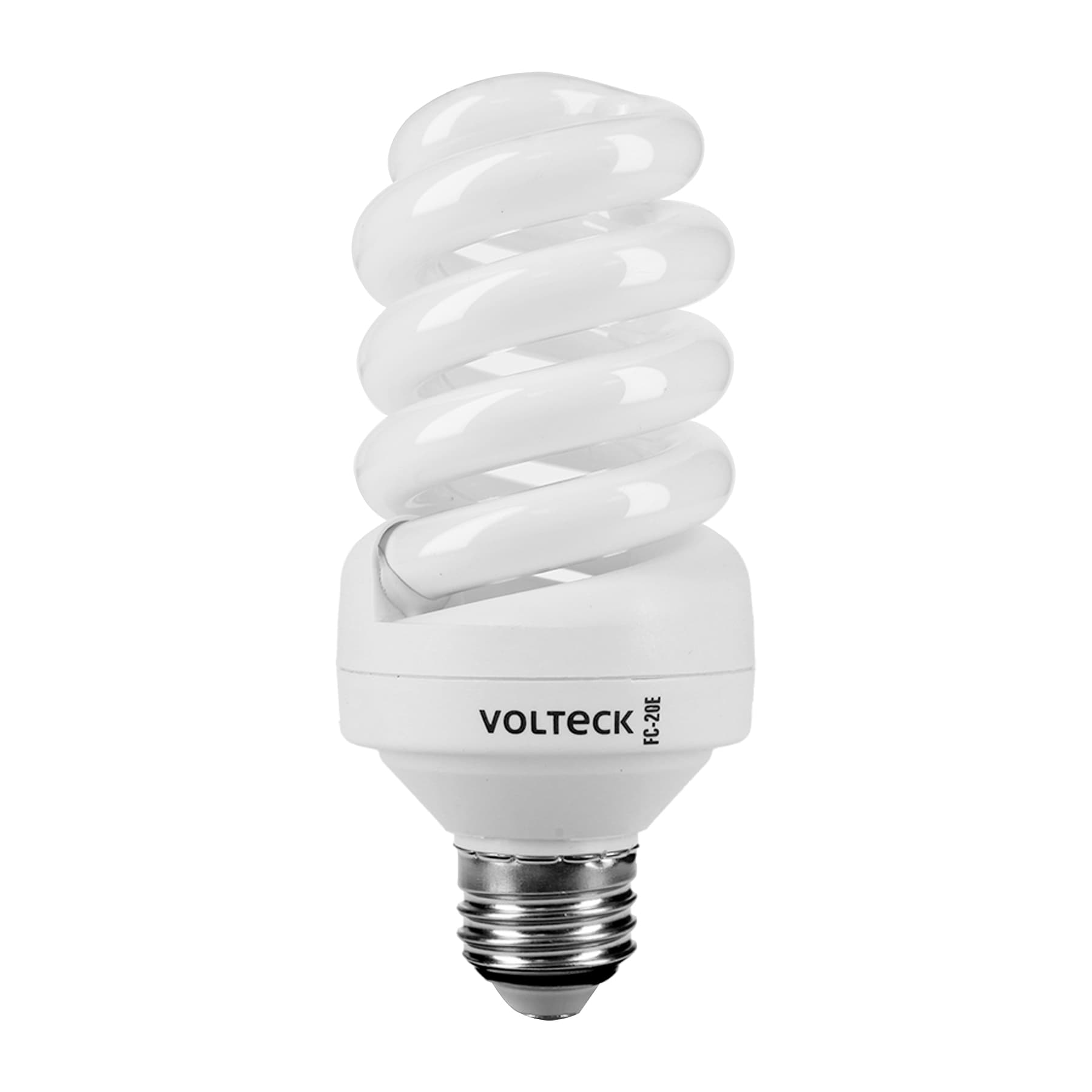 Lámpara 20 W, espiral, luz cálida, T4, en blister, Volteck