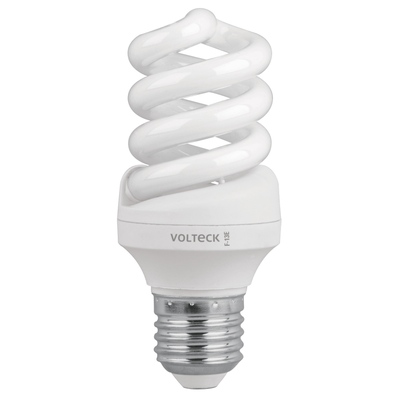 Lámpara 13 W, espiral, luz día, T3, en blister, Volteck
