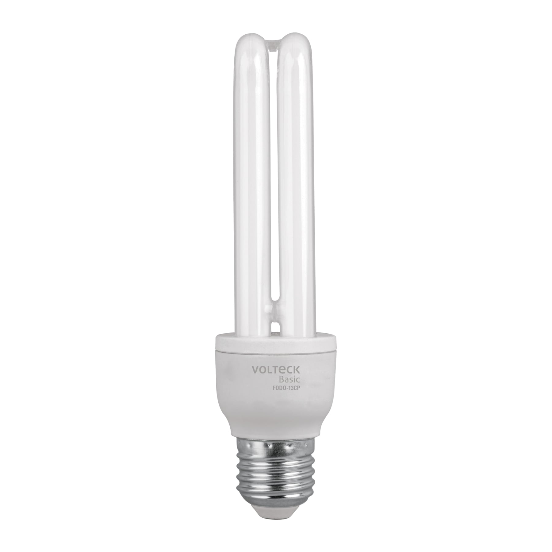 Lámpara 13 W, dobles, luz día, T4, en caja , Volteck basic