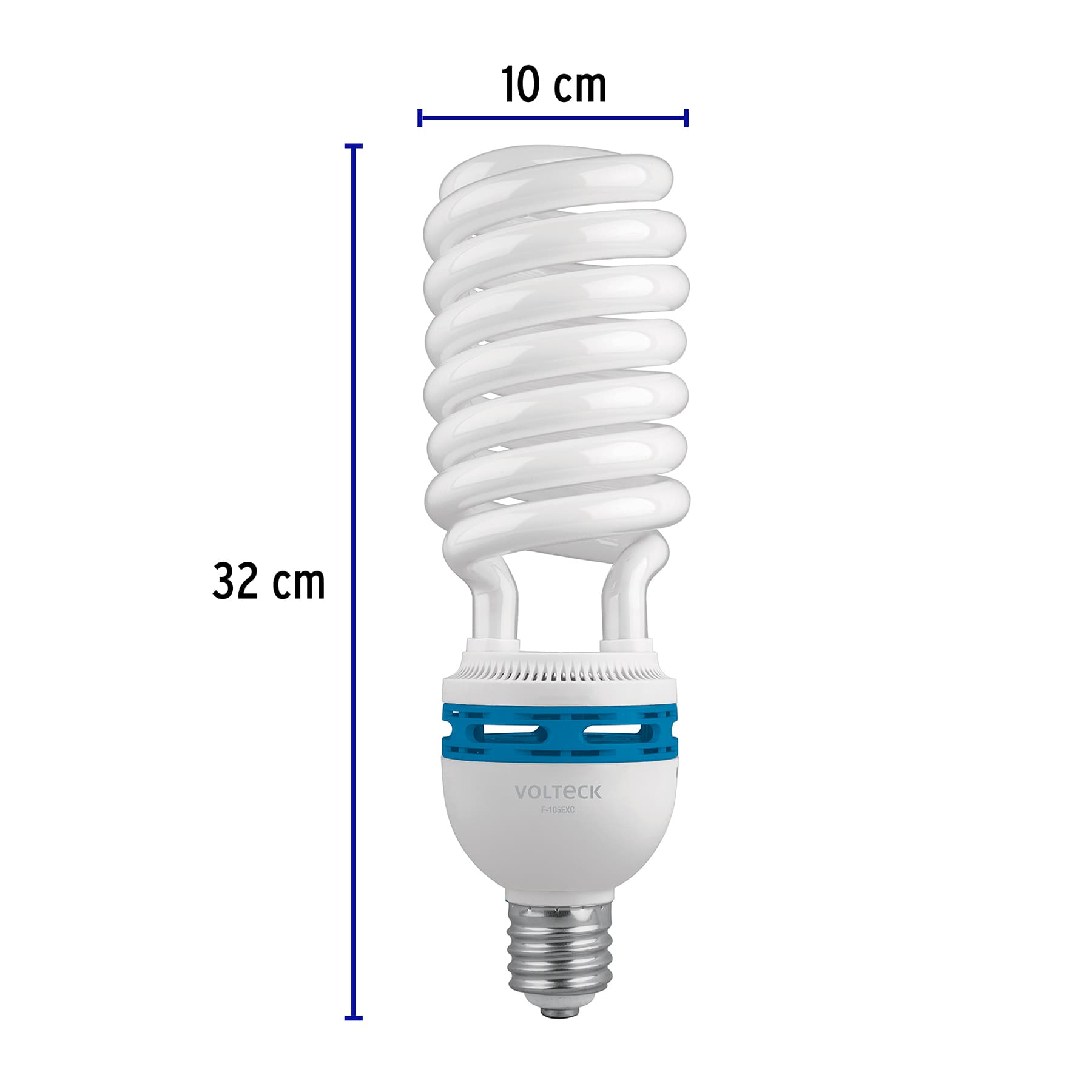 Lámpara 105 W, espiral, base Mogul E39, luz día, T5, en caja