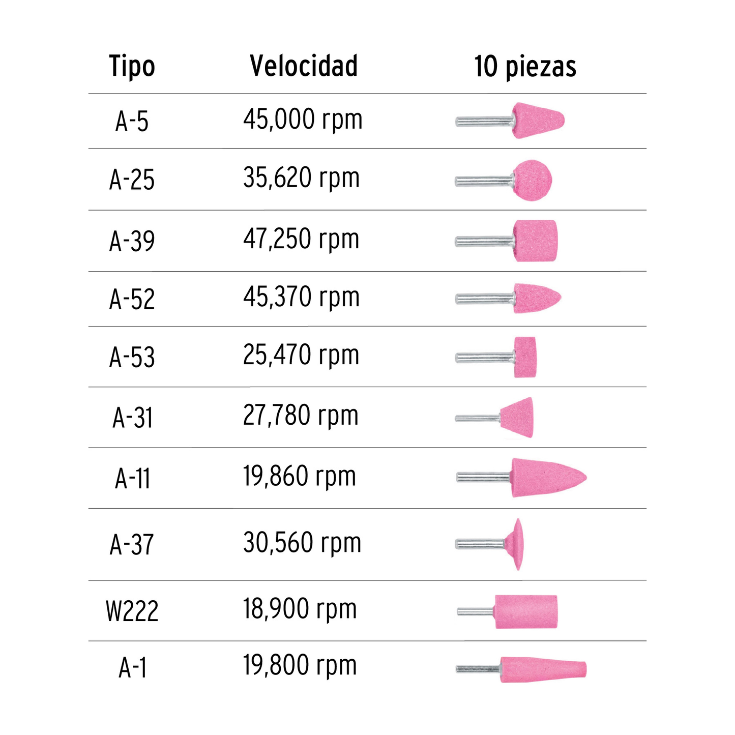 Juego piedras para montar, 10 piezas
