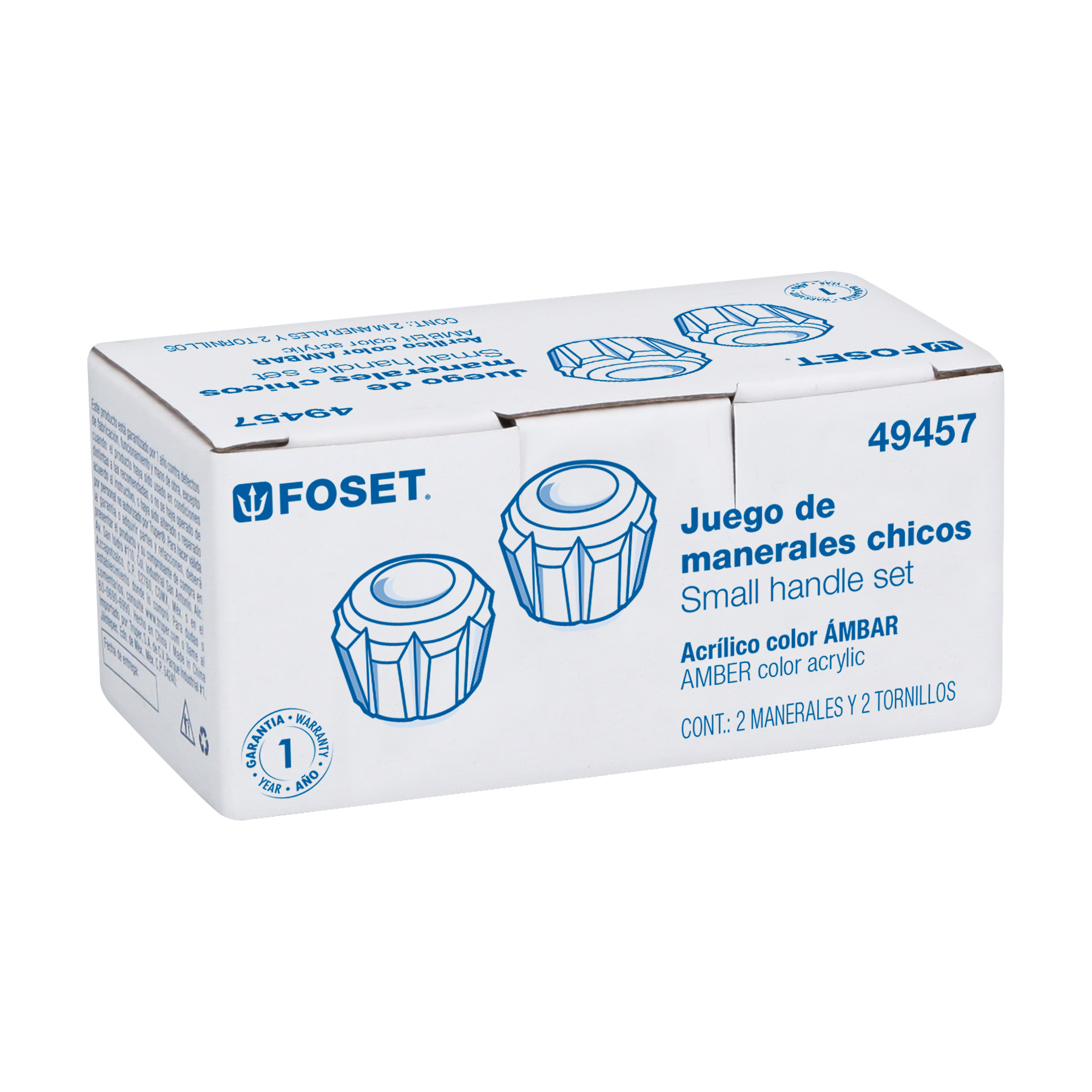 Juego manerales, lavabo y fregadero, ambar, Basic