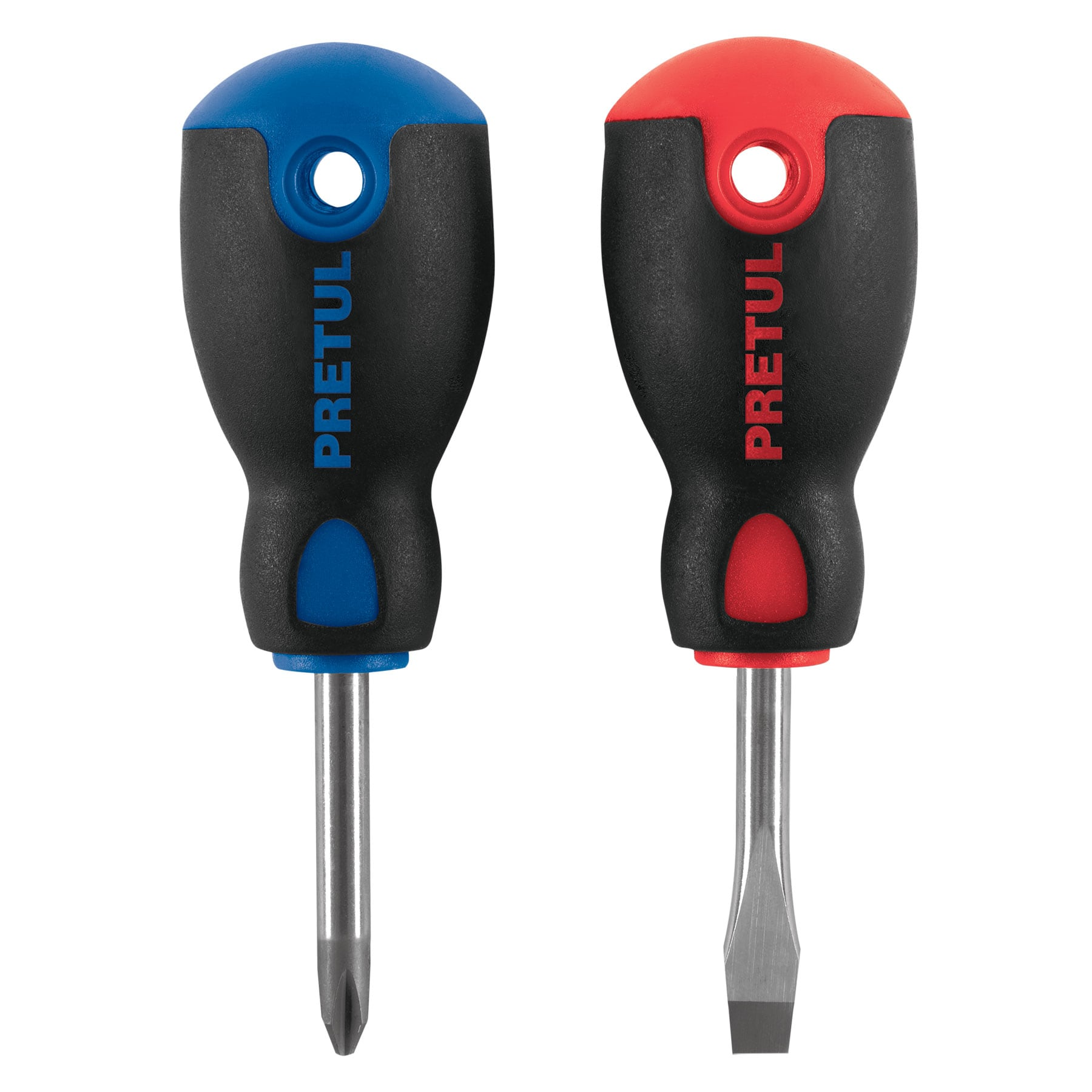 Juego desarmadores, tipo trompo, 2 pzas,comfort grip, pretul
